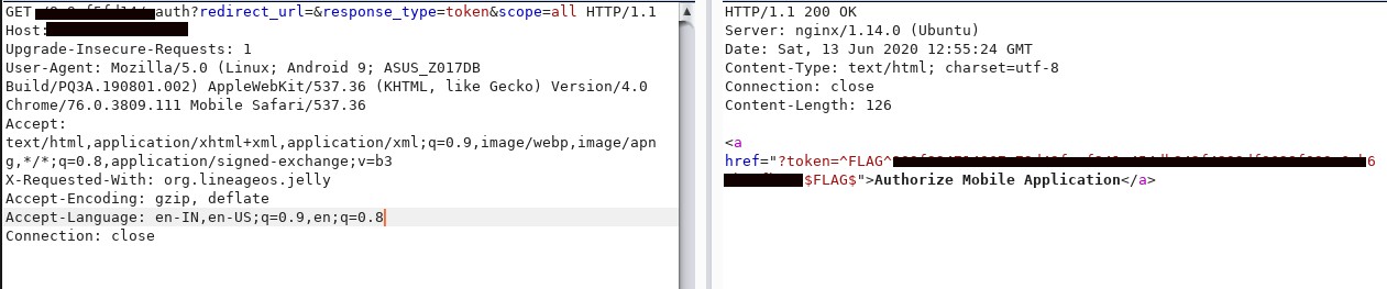 OAuth First Flag Response